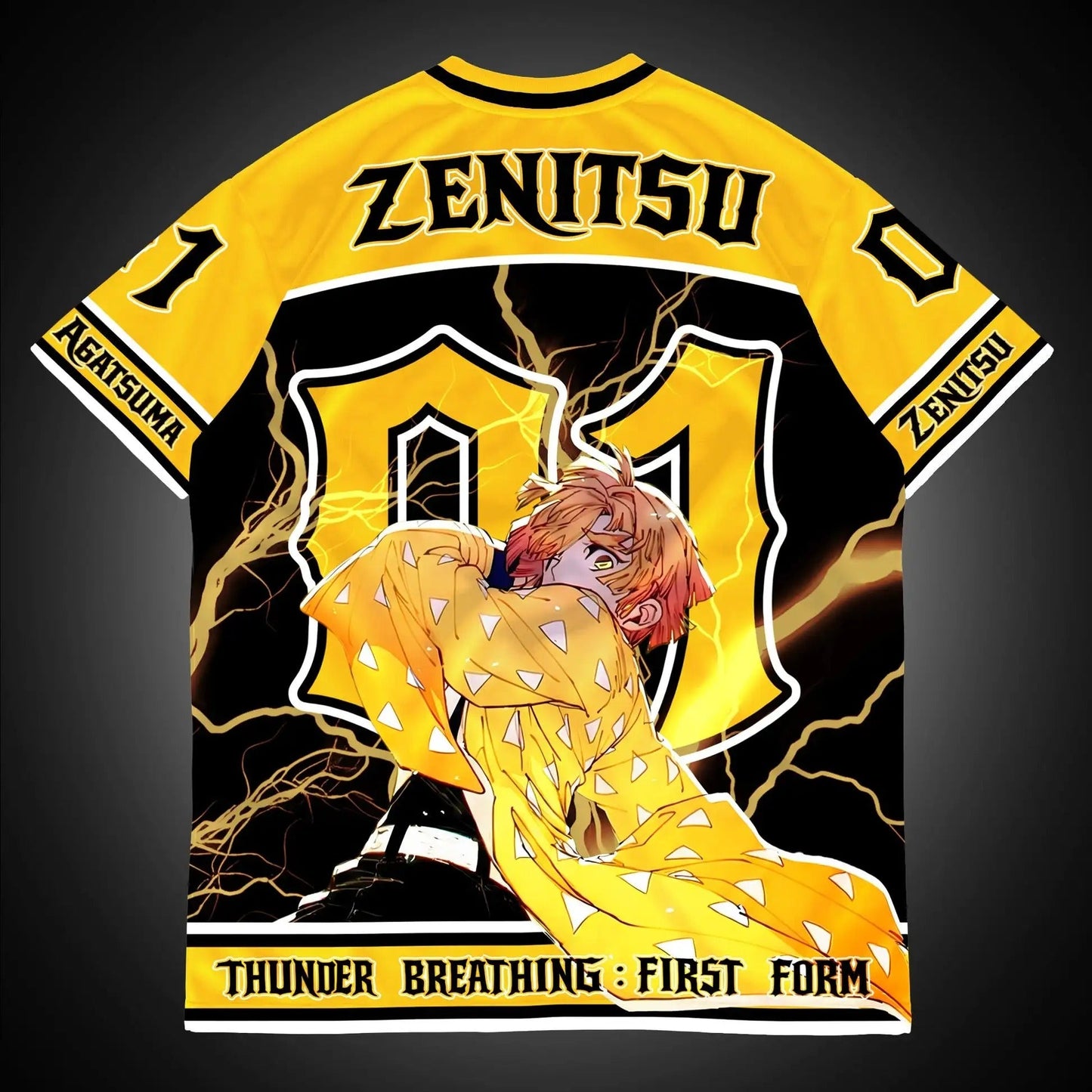 Zenitsu Thunder Breathing Oversized Jersey