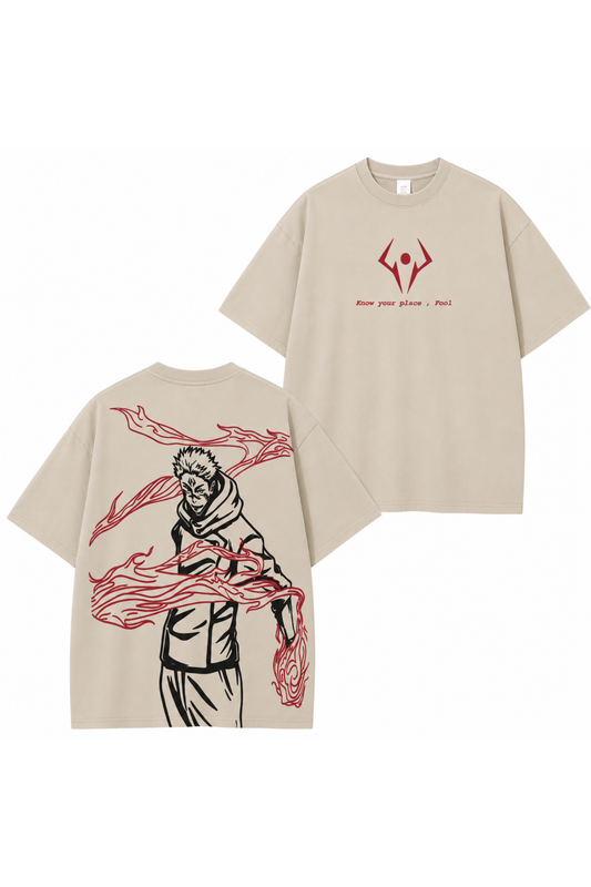 Ryomen Sukuna Oversized T-Shirt